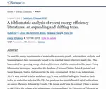 A bibliometric analysis of recent energy efficiency literatures: an expanding and shifting focus